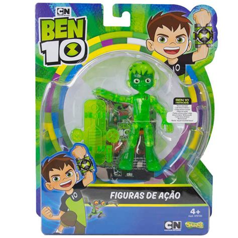 Cole O Kit Boneco Ben Alien Chama Glitch Fora Omnitrix Voc