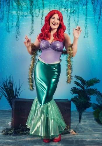 Disney Little Mermaid Ariel Deluxe Costume for Women