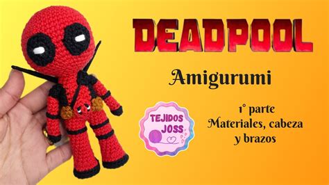 Deadpool Amigurumi Tejidos Joss Parte Youtube