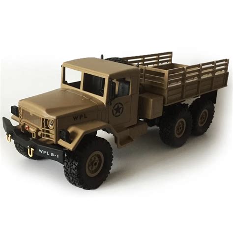 Wpl Radio Controlled Toys Rc Military Truck Crawler Off Road Car