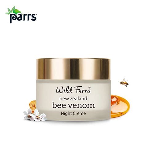 Original Newzealand Parrs Bee Venom Night Use Cream Active Manuka Honey