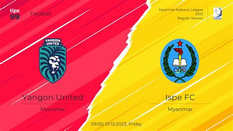 Yangon United Vs Ispe Fc At Myanmar National League