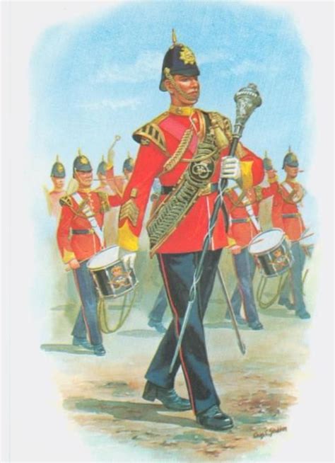 British Staffordshire Regiment Drum Major 1972 By Charles C Stadden