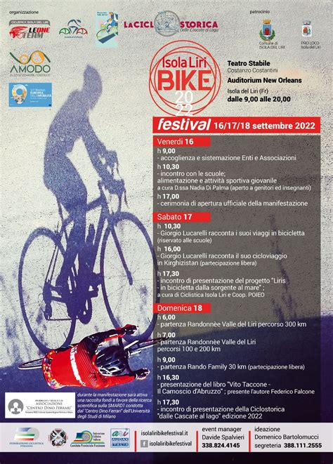 Via Alla Terza Edizione Dell Isola Del Liri Bike Festival Anagnia