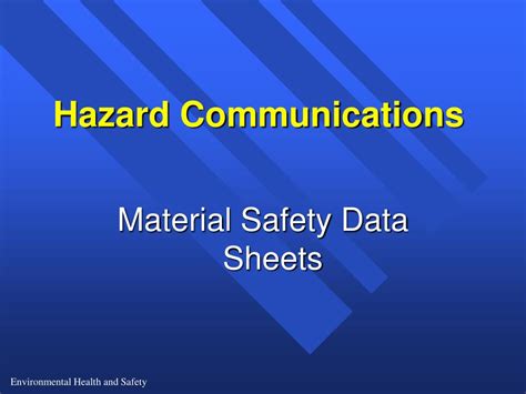 Ppt Hazard Communication Right To Know Powerpoint Presentation Free