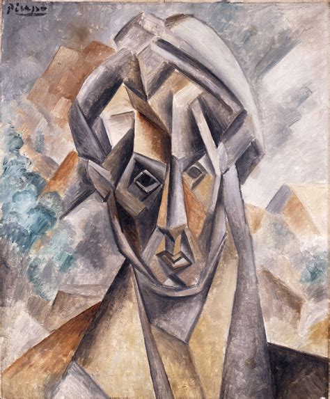 Pablo Picasso Head Of Woman Fernande Olivier 1909 Pablo Picasso