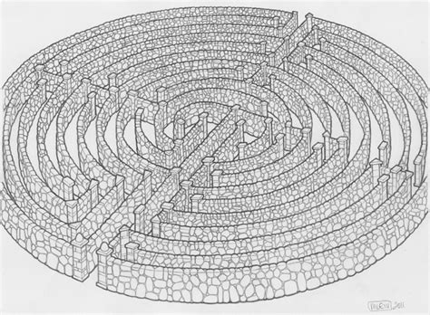 Maze Drawing by mleiv on DeviantArt