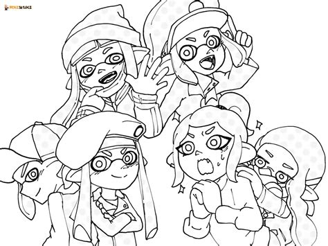 Coloriages Splatoon Coloriages Gratuits Imprimer