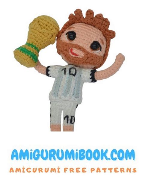 Free Lionel Messi Amigurumi Pattern Fun Crochet Tutorial Free