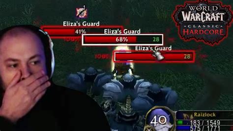 BLIZZARD HELP I M STUCK WoW Classic Hardcore Moments YouTube