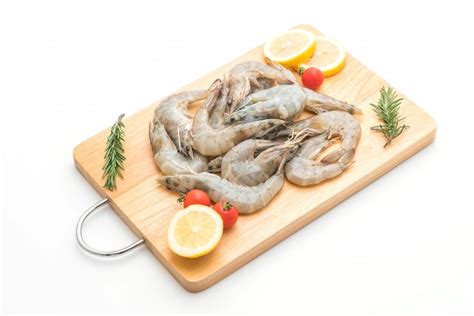 Premium Photo Fresh Shrimps Or Prawns Raw