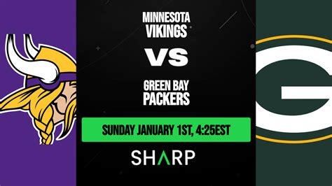 Minnesota Vikings vs Green Bay Packers Matchup Preview - January 1st, 2023 | Sharp App