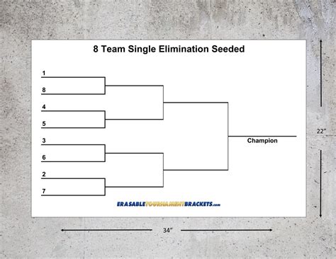 8 Team Bracket With Consolation