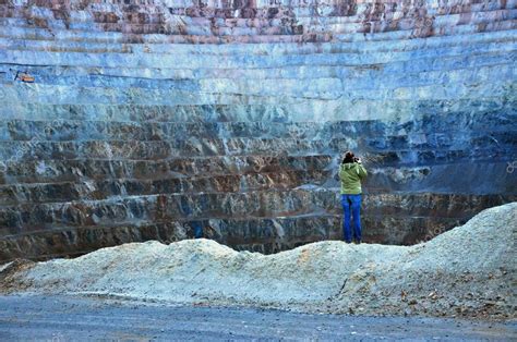 Open pit gold mine in Rosia Montana, Romania — Stock Photo © salajean #72754815