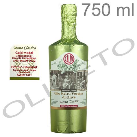 Mosto Classico Ml Olio Extra Vergine Di Oliva Calvi Oliceto