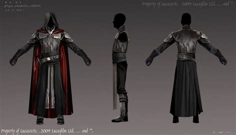 Starkiller Black/Red Sith Robes/Armor | Star wars rpg, Star wars sith ...