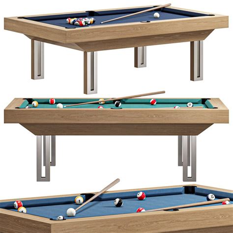 Executive Pool Billiard Table 360922 3d Model Download 3d Model