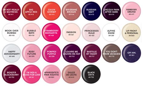 The Best Opi Gel Nail Colors Chart - Home, Family, Style and Art Ideas