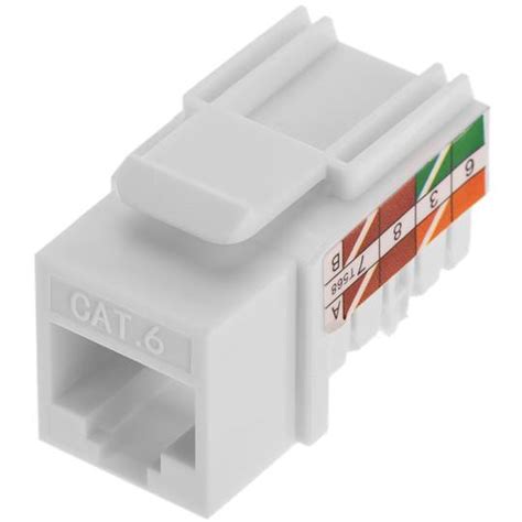 Keystone Rj45 Hembra Tb110 Cat 6 Utp Pack De 6 Unidades Cablematic