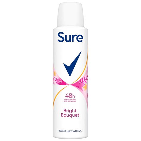 Sure 48H Anti-Perspirant 150ml - Bright Bouquet | Deodorant - B&M Stores