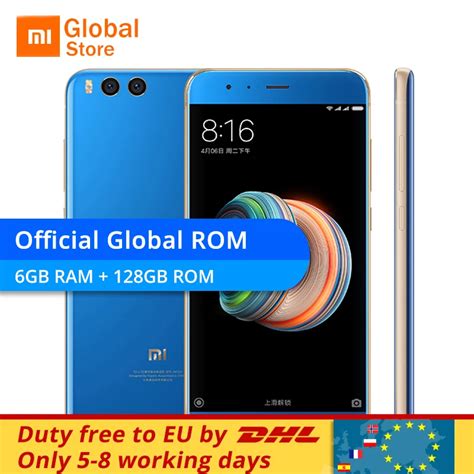 Original Xiaomi Mi Note Note Gb Gb Mobile Phone Snapdragon