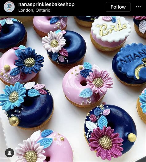 Pin On Donuts Fancy Donuts Donut Decorating Ideas Wedding Donuts