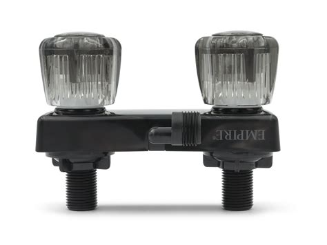 Rv Camper Exterior Outdoor Shower Hot Cold Water Mixer Knobs Black Pn Walmart