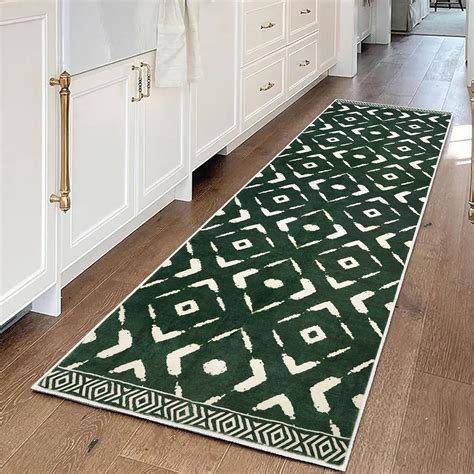 Amazon KILOCOCO Kitchen Runner Rugs Washable Runner Rug Hallway