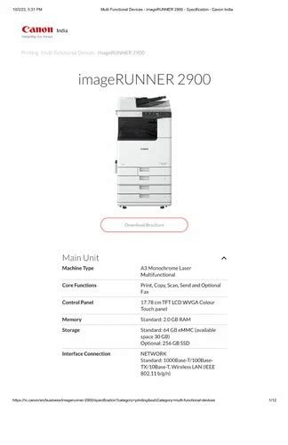 Print Speed Up To 30 PPM Canon Imagerunner 2925 Print Resolution