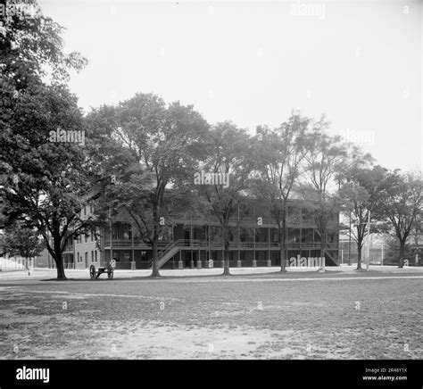 New Barracks, Fort Monroe, Va., between 1900 and 1910 Stock Photo - Alamy