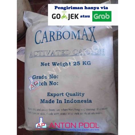 Jual Active Carbon Powder Karbon Aktif Bubuk 1zak 25kg Gojek Grab