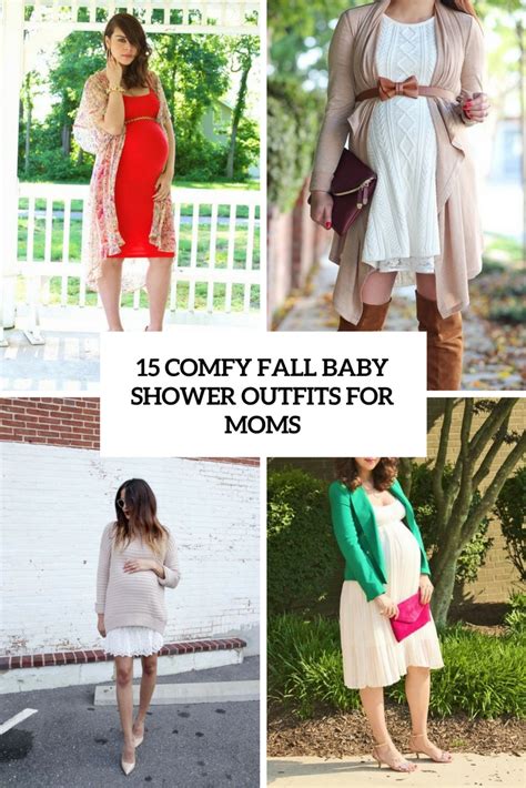 15 Comfy Fall Baby Shower Outfits For Moms Styleoholic