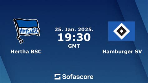 Hertha Bsc Vs Hamburger Sv Live Score H2h And Lineups Sofascore