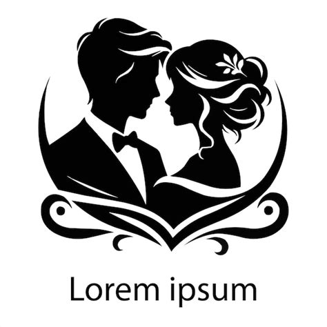 Premium Vector Romantic Couple Logo