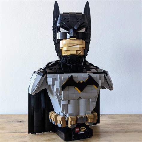 Lego Moc Lego Bat Man Bust Moc Chest By Glenn Tanner Rebrickable