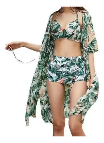 Bikini De Mujer Con Pareo De Tres Piezas Meses sin interés