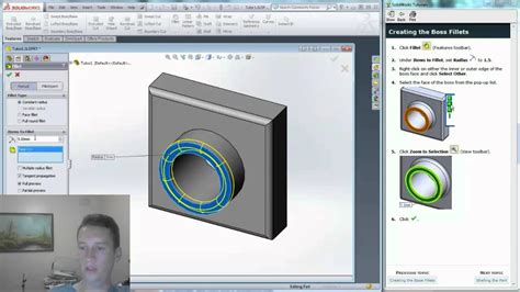 Solidworks Lesson 1 Parts Tutorial Walkthrough YouTube