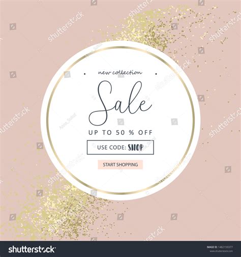 Elegant Luxury Nude Rose Pink Blush Stock Vector Royalty Free 1482159377 Shutterstock