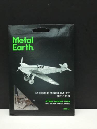 Messerschmitt Bf Plane Mms Metal Earth D Model Kit