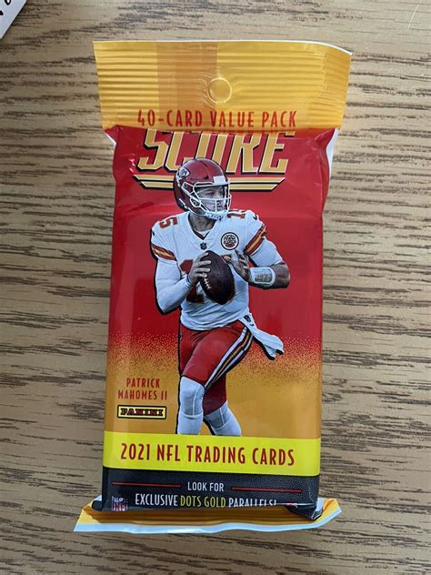 Panini Score Nfl Football Value Cello Fat Pack Trevor Lawrence