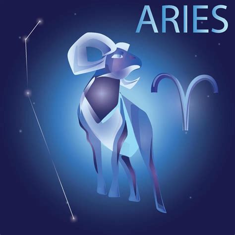 Aries Zodiac Sign Horoscope Astrology Prediction 12354726 Vector