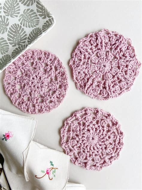 Easter Egg Coaster Free Crochet Pattern