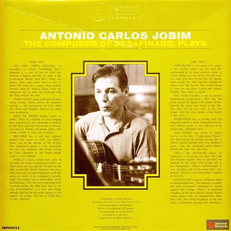 Antonio Carlos Jobim The Composer Of Desafinado Vinyl LP EU