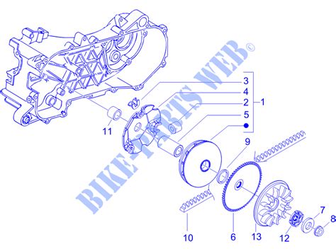 Puleggia Motrice Per Vespa Lx T Piaggio Vespa Gilera Catalogo