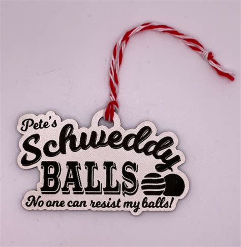 Schweddy Balls Ornament The Cracked Pig