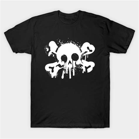 Skull And Crossbones Graffiti Style Skull And Crossbones T Shirt Teepublic