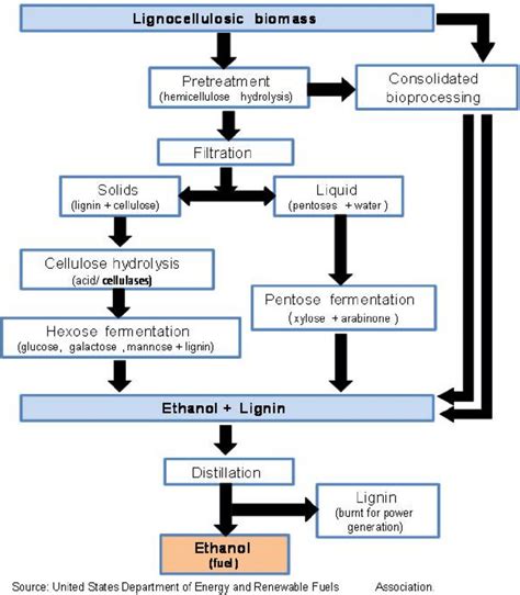 Overview Of The Process Of Ethanol Production From Lignocellulosic