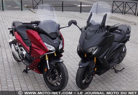 Scooter Essai Comparatif Honda Forza Vs Yamaha Tmax Le