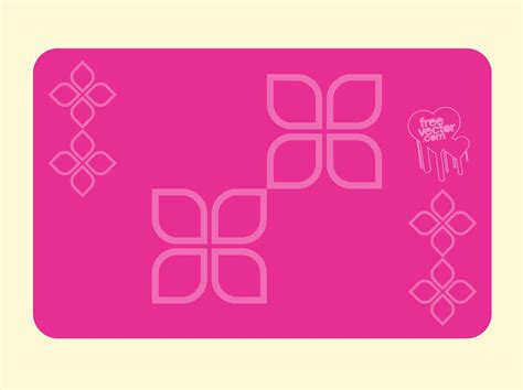 Pink Business Card Design Vector Art & Graphics | freevector.com