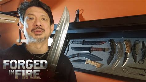 Forged In Fire Doug Marcaida S EXTENSIVE Knife Collection Bonus Scene